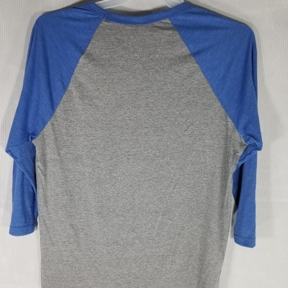 Homage Mens M XXL Heathered Raglan New York Mets Baseball 3/4 Sleeve T Shirt NWT - Picture 6 of 6